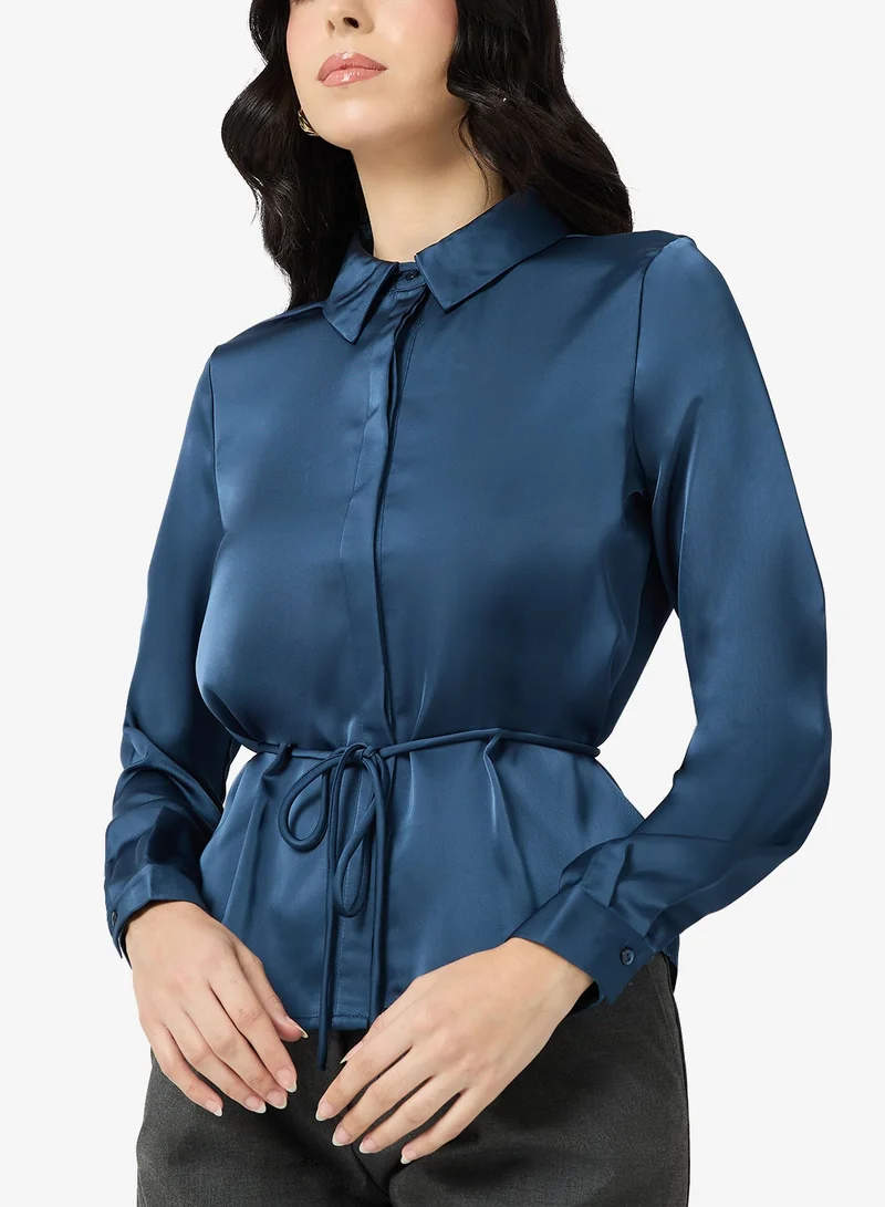 VERO MODA VMINDYA L/S SHIRT WVN BTQ GA