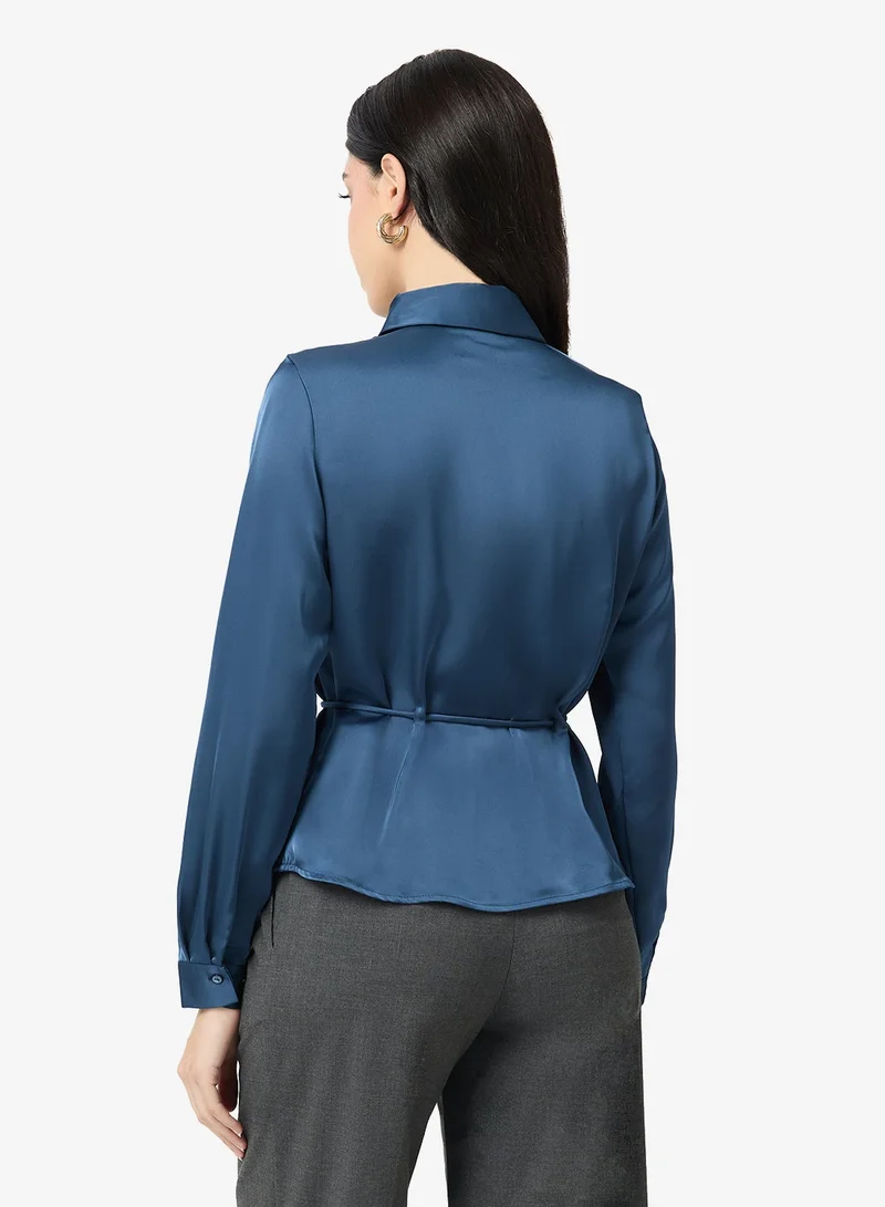 VERO MODA VMINDYA L/S SHIRT WVN BTQ GA