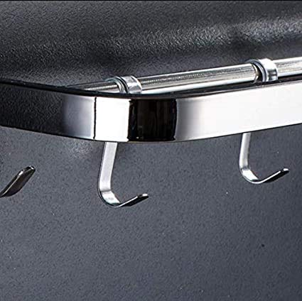 QUISTAL QUISTAL Stainless Steel Dual Folding Towel RackHangerStand 24 Inch Round Chrome Finish ClothesTowel Stand 
