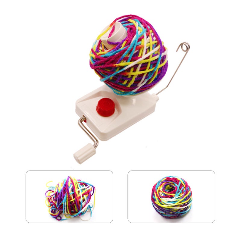 Bobbin Winder Brown Lightweight Portable Low Noise - Compact Collapsible Yarn Winder for Knitting Crocheting Crafting - Image 3