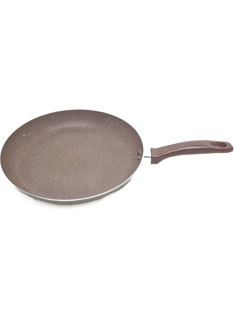 إيزي كوك مقلاة إيزي كوك الرخامية المفتوحة 30 سم | مقلاة غير لاصقة مطلية بالرخام | مناسبة لجميع أنواع المواقد | مقبض مقاوم للحرارة | مقلاة مطلية بالرخام - Image 2