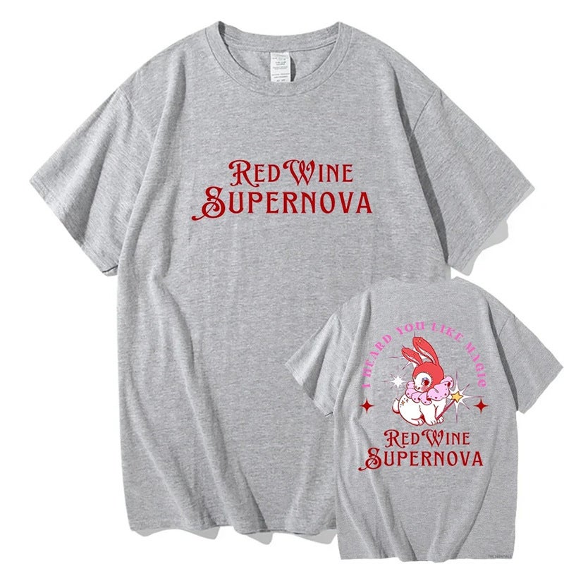 Red Wine Supernova T Shirt Chappell Roan Men/Women Clothing - Image 1