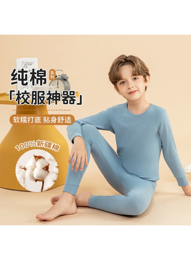 Fenton طقم ملابس داخلية دافئة للأطفال المتنامين - بدلة ملابس داخلية حرارية للأولاد والبنات - Image 2