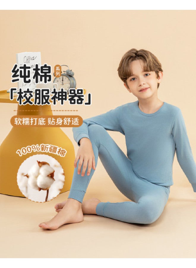 Fenton طقم ملابس داخلية دافئة للأطفال المتنامين - بدلة ملابس داخلية حرارية للأولاد والبنات - Image 1