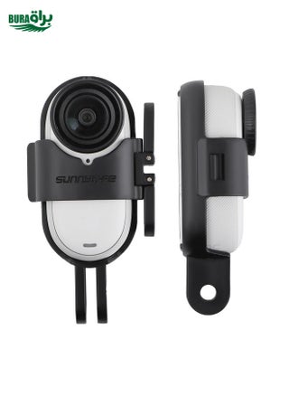 For Insta360 GO 3S / GO 3 Sunnylife Foldable Vertical-Horizontal Mount Adapter Protective Frame Brackets Housing Case (Black) - pzsku/ZAFC9B7A732652C16D37CZ/45/_/1738345954/bca75124-809b-40f0-8630-3855e255c489