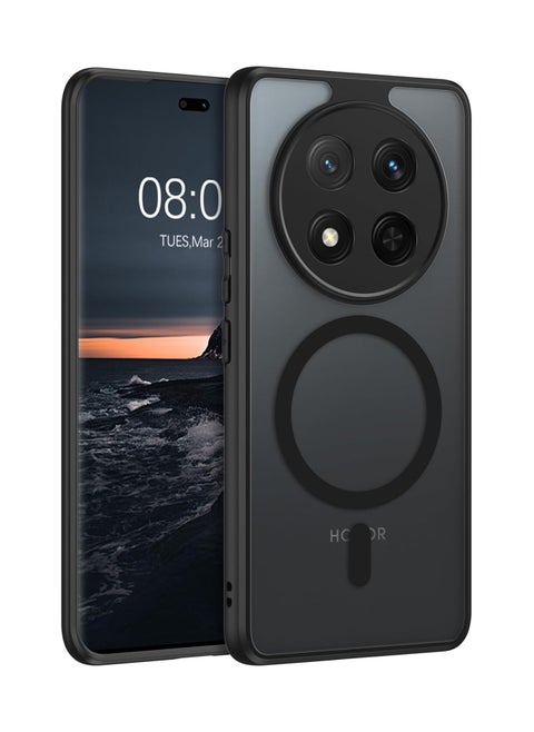 Magnetic for Honor X9C Case, [Compatible with Mag-Safe] [Anti-Scratch] Slim Translucent Matte Back Soft Bumper Phone Case Cover for X9C 5G