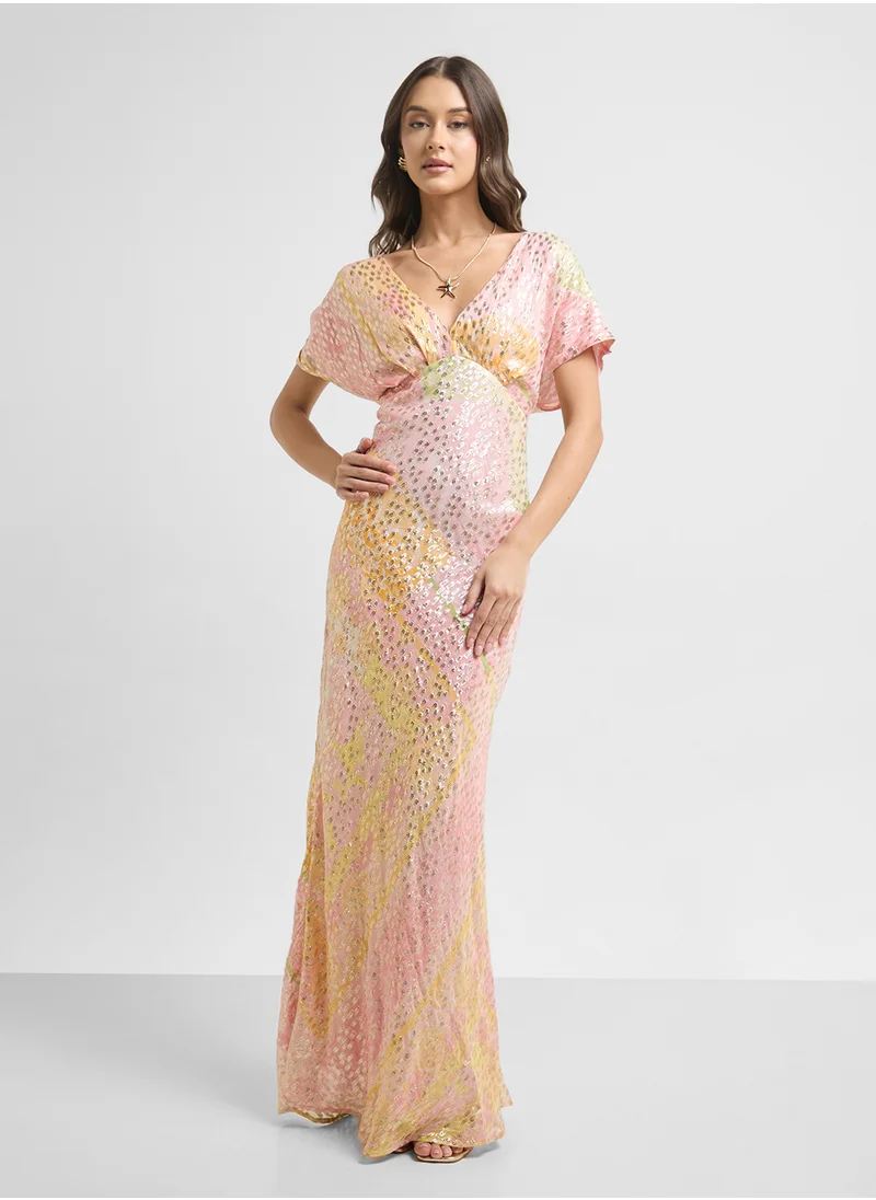 Never fully Dressed V-Neck Boho Elodie Dress