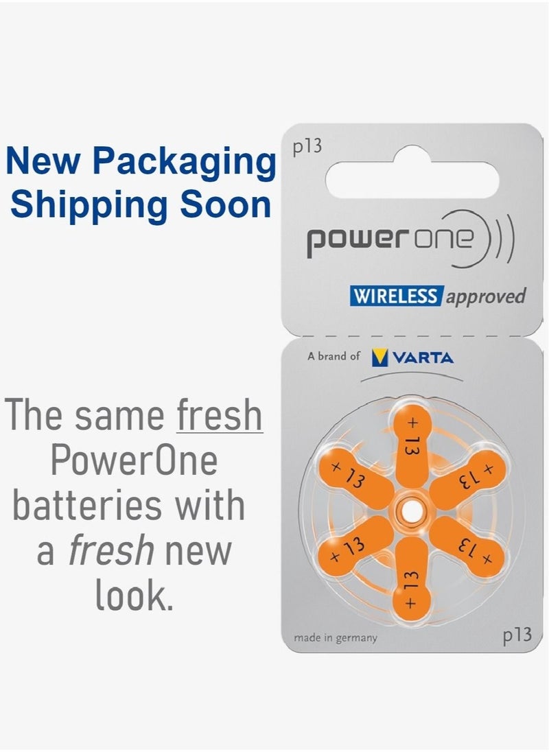 Power One 60-Piece Original High Level Hearing Battery Set P13  - Image 4