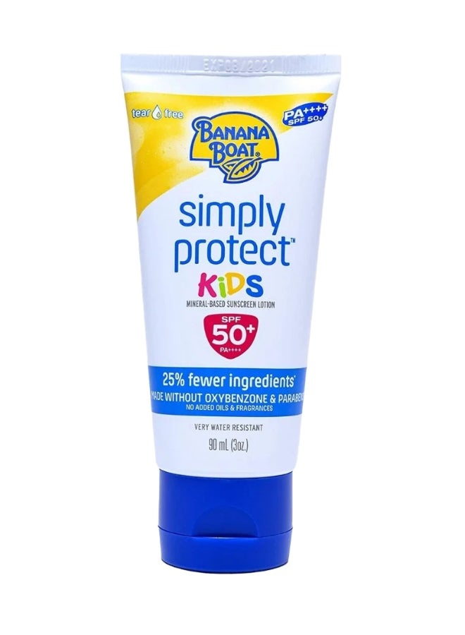 BANANA BOAT Simply Protect Spf50 Kids Lotion 90 Ml  Simple Protect Spf50 Kids