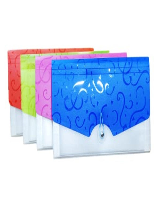 ERIKRAUZ Expanding Cheque Book Holder Case with 13 Pockets | Multipurpose Document Wallet with Strap Closure for Travel Office Home - Image 2
