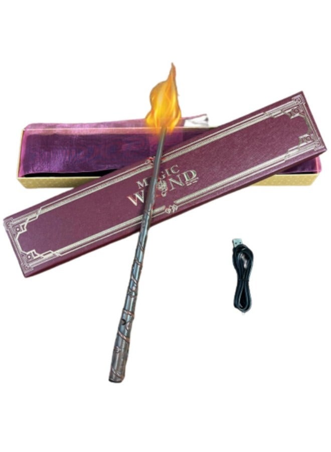 GGEROU Fireball Wand Magic Wand Fire Wand, Wizard Wand That Shoots Fireballs Fireball Blaster Incendio Wand - Image 2