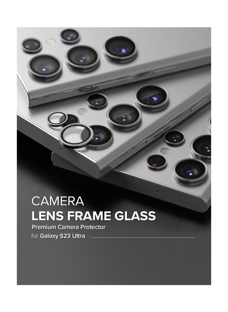 ELTRAZONE Samsung Galaxy S24 Ultra 5G 2024 Premium Camera Lens Film Protector Shield (MLHICR) - Clear/Silver – High-Quality Scratch & Impact Resistant Lens Protector for Enhanced Camera Protection - Image 3