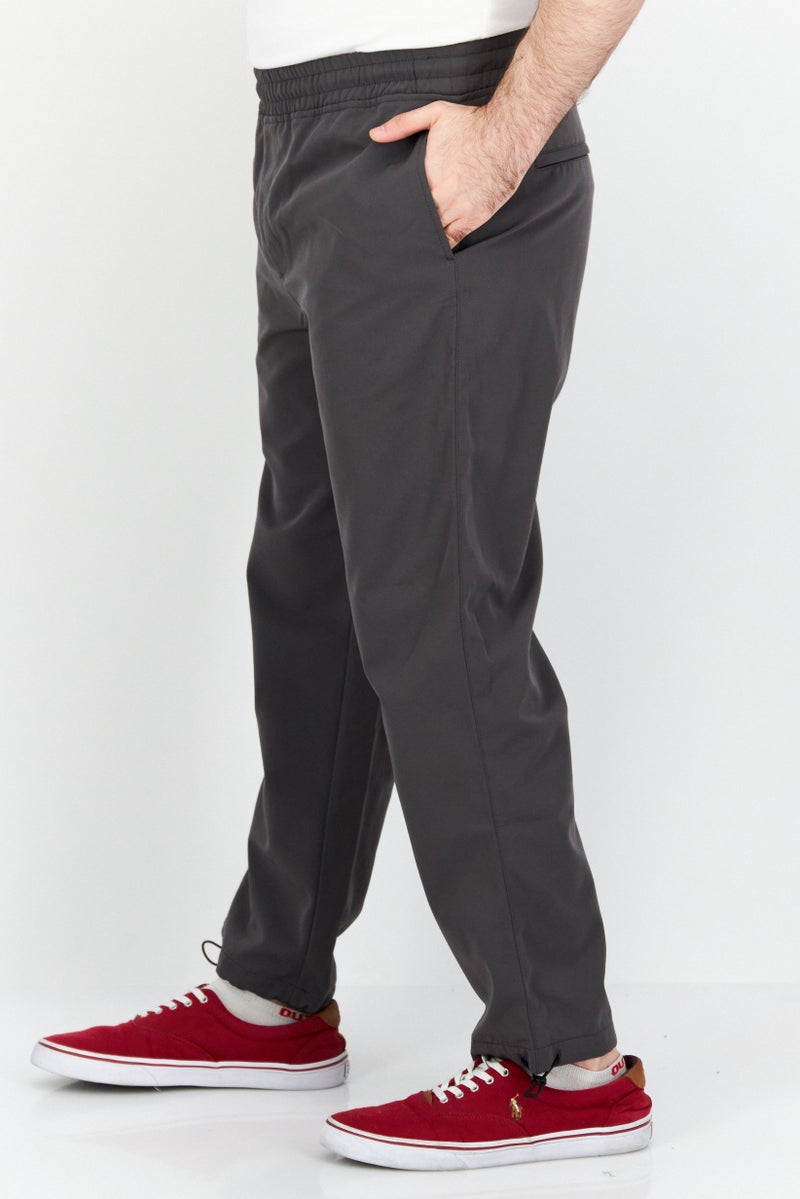 Selected Homme Men Regular Fit Solid Chino Pants, Grey - Image 2