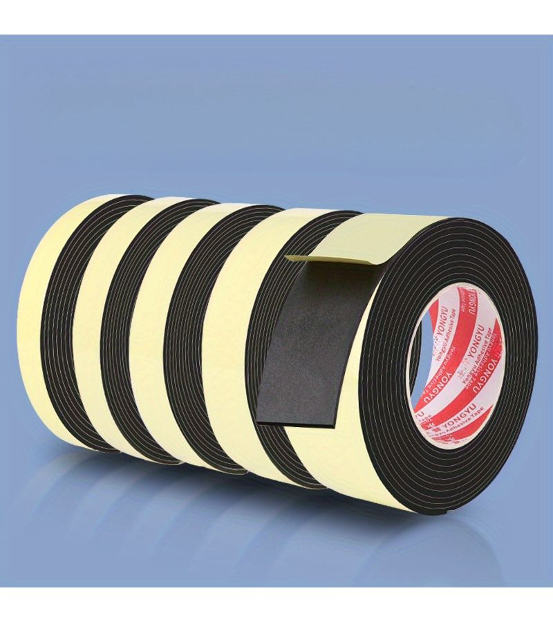 0.59 Inch Wide Self Adhesive Window Door Sealing Tape Soundproof Foam Roll - Image 2
