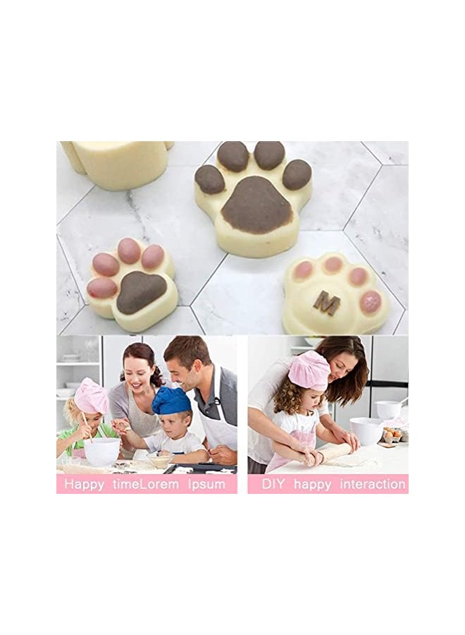 S-TOP 6 Piece Dog Cookie Cutter Set, Cartoon Dog Bone, Paw Print Animal Cookie Cutters Dog Shaped Mould for DIY Baking Biscuit Pastry Cutter - Image 5