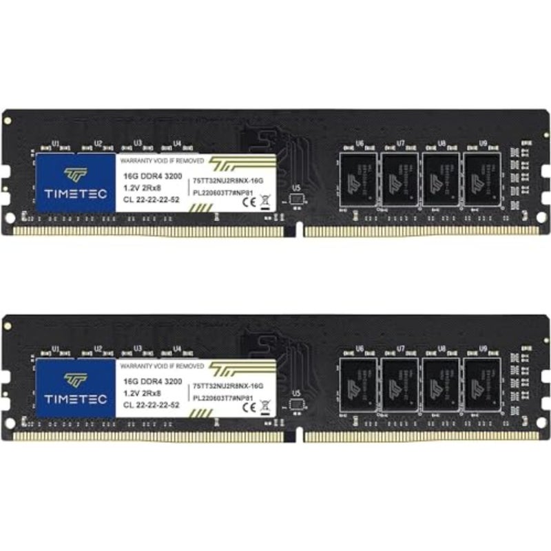 مجموعة 32 جيجابايت 2x DDR4 3200 ميجا هرتز (أو 2933 ميجا هرتز أو 2666 ميجا هرتز) PC4-25600 Non-XMP CL22 1.2V Non-ECC Unbuffered 2Rx8 Dual Rank 288 Pin UDIMM كمبيوتر سطح المكتب ذاكرة الوصول العشوائي وحدة ترقية - Image 2