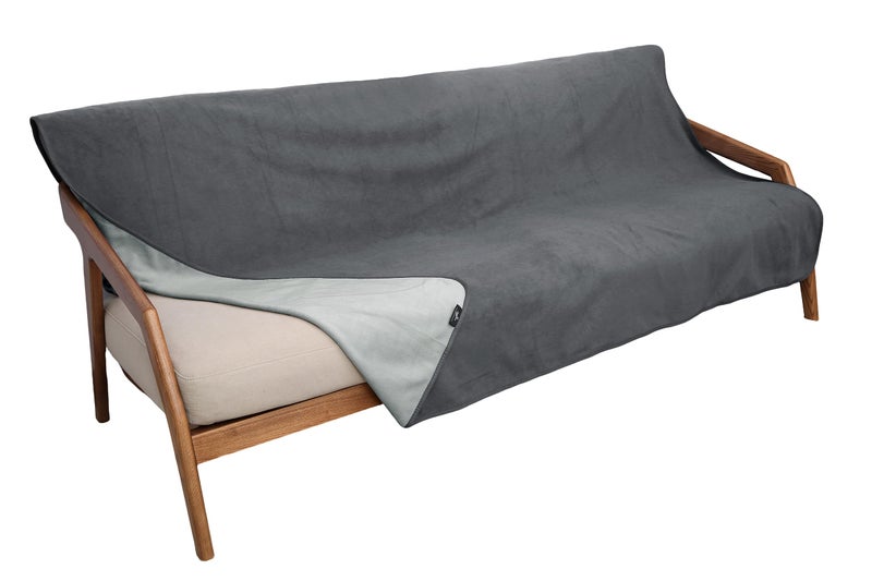 Catalonia Waterproof Blanket for Bed, Reversible Fleece Bed Sofa Cover, Washable Liquid Proof Furniture Protector - Image 1