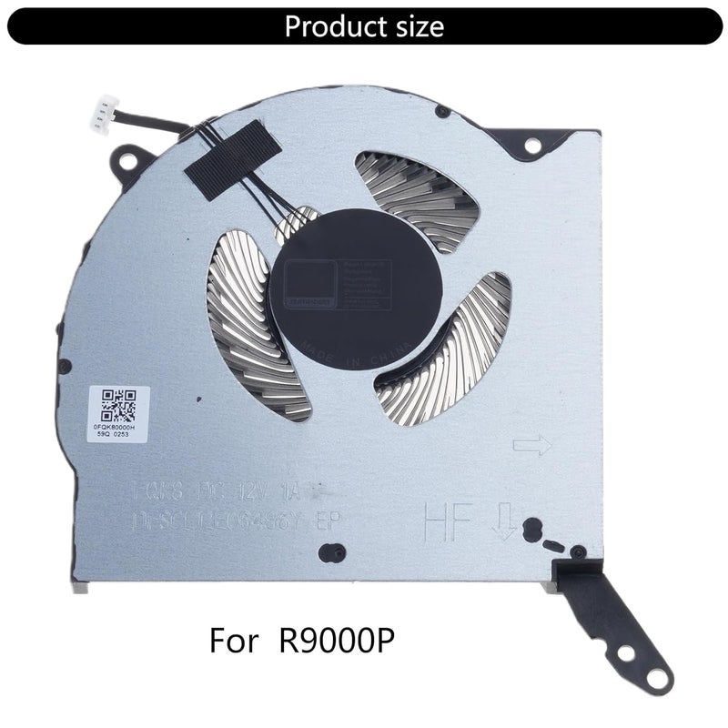 Laptops CPU GPU Cooling Fan Coolers Radiators for Y9000P IRX8 R9000P ARX8 2023 DC12V 1.0A Cooling - Image 5
