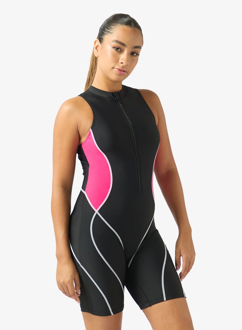 FRWD Zip Up Colorblock Rashguard - Image 5