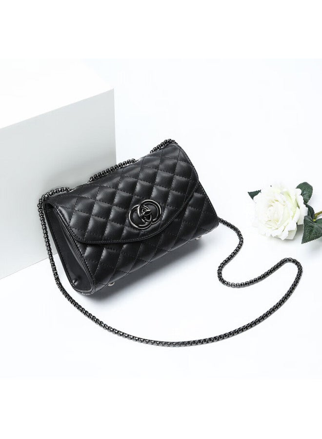 Viney Leather Handbag, Women's Luxury Chain Bag, Stylish Crossbody Shoulder Bag, Practical Birthday And Mother's Day Gift For Mom - Image 1