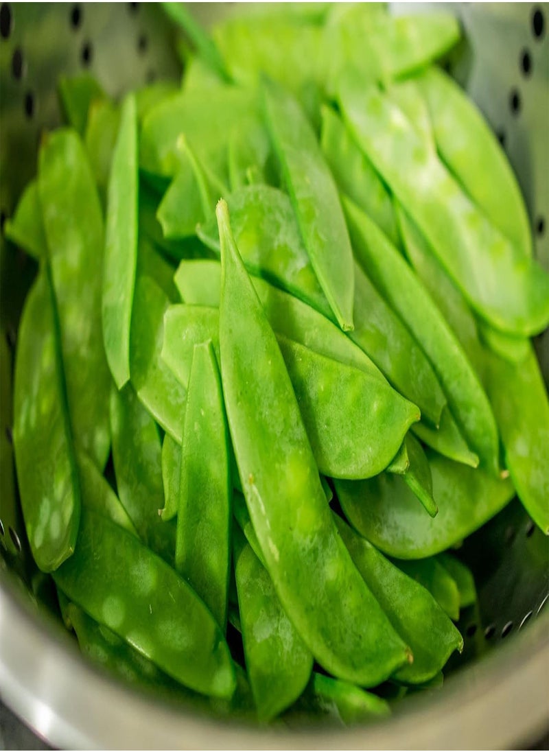 GGOOT 60 Mammoth Melting Sugar Pod Pea Seeds for Planting Heirloom Non GMO 14 Grams of Seeds Snow Pea Garden Vegetable Bulk Survival  - Image 2