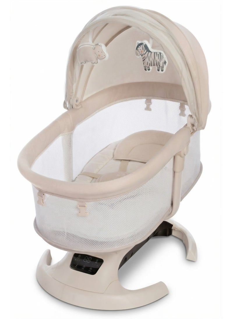 ماستيلا سرير ماستيلا إنفيني أوربت  - كرسي هزاز ومقعد فاخر 3 في 1 للرضع مع لوحة تحكم باللمس وشبكة تهوية - Image 1