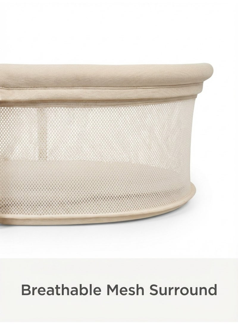 ماستيلا سرير ماستيلا إنفيني أوربت  - كرسي هزاز ومقعد فاخر 3 في 1 للرضع مع لوحة تحكم باللمس وشبكة تهوية - Image 5