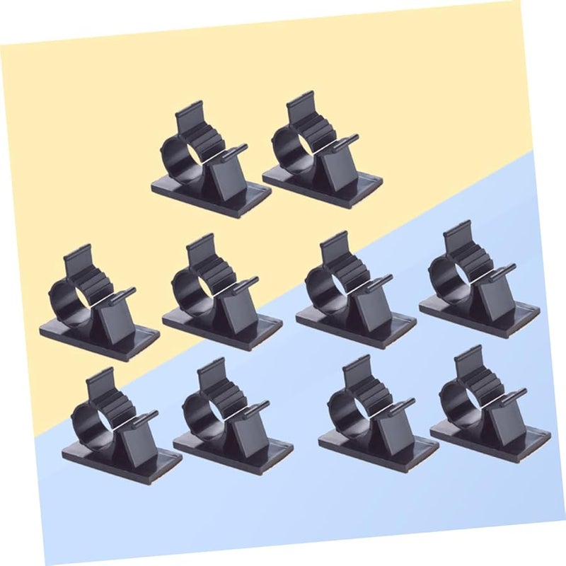 90 Pcs White Plastic Cable Clips Adhesive Backed Cord Management Wire Organizer Holder - Image 4