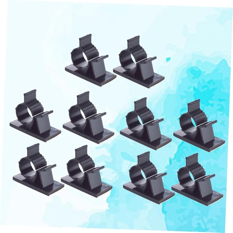 90 Pcs White Plastic Cable Clips Adhesive Backed Cord Management Wire Organizer Holder - Image 5