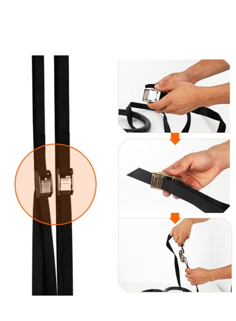 Spall Olympic Gymnastics Rings with Adjustable Buckle Straps | Heavy-Duty Fitness Rings for Home Gym, Pull-Ups, Muscle Lifting, Strength & Bodyweight Training  - Image 2