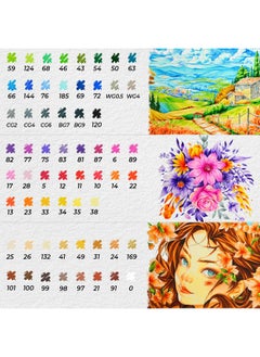 Ohuhu Ohuhu Markers Brush Chisel Tip: Water-Based 60 Colors Double Tipped Art Markers for Adults Coloring Books Kids Calligraphy Drawing Sketching Bullet Journal with 1 Colorless Blender and Case  - Image 3