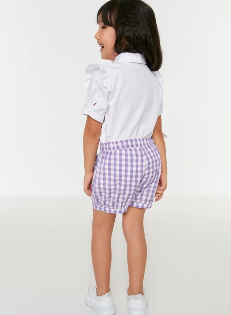 trendyol Kids Checked Shorts
