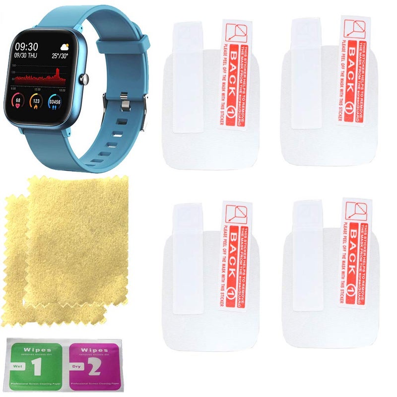OCTelect screen protector for firyawee smart watch protector with 4PCS in one pack - Image 1