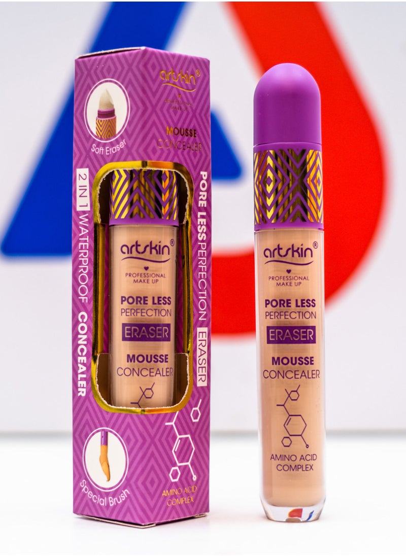 artskin - 2 In 1 Waterproof Mousse Concealer For Poreless Protection - 03 - Image 1