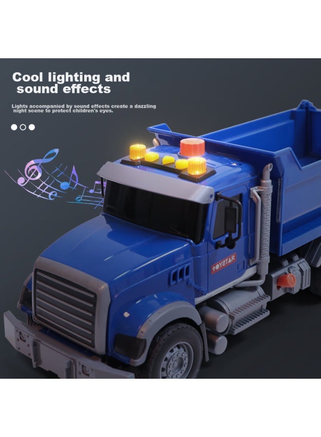 Xst Large Dump Truck Toy Car For Boys, Construction And Cargo Vehicle, Dongfeng Dump Truck With Inertia, 3-6 Years Old Birthday Gift - Image 3