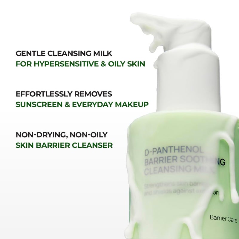 JUMISO Ceramide Cleansing Milk for Sensitive Skin – D-Panthenol Soothing Face Wash, Melts Sunscreen & Makeup – No Double Cleanse Needed, Ophthalmologist Tested, Tear-Free – Fragrance-Free, 10.14 fl oz - Image 3