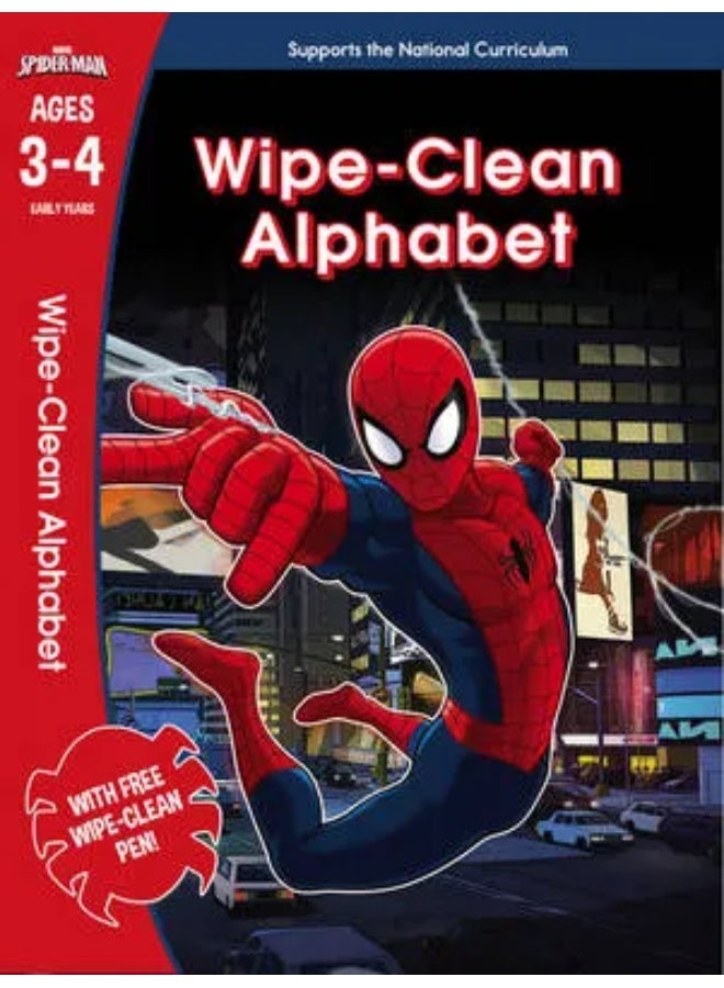 Spider-Man: Wipe-Clean Alphabet Ages 3-4 - Image 1