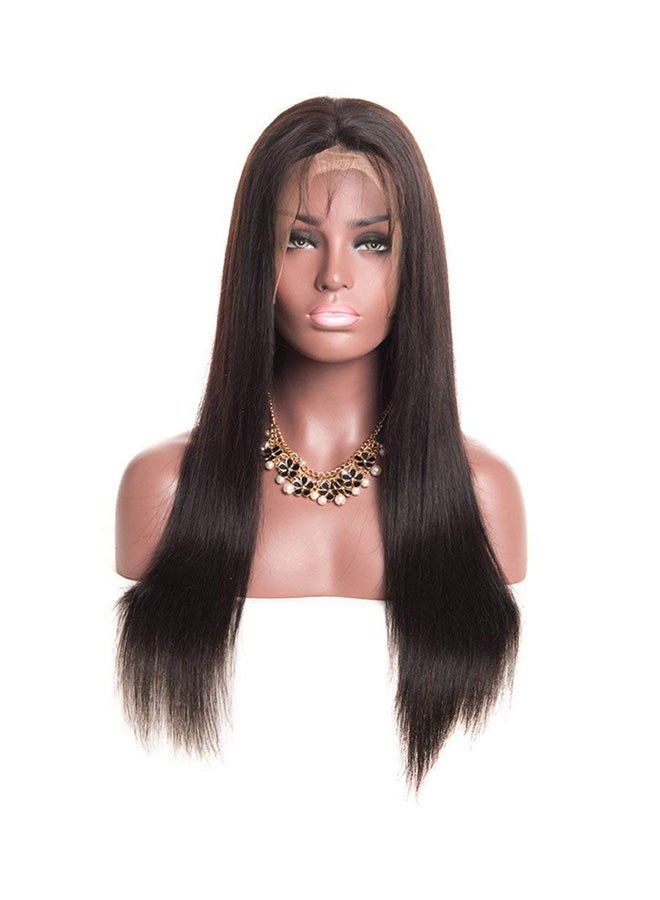 NIBEMINENT Long Straight Hair Wig Black - Image 1