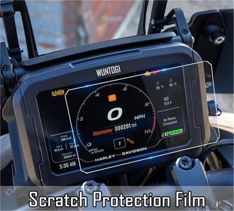 DEMULAX Motorcycle Dashboard Screen Protector - Image 4