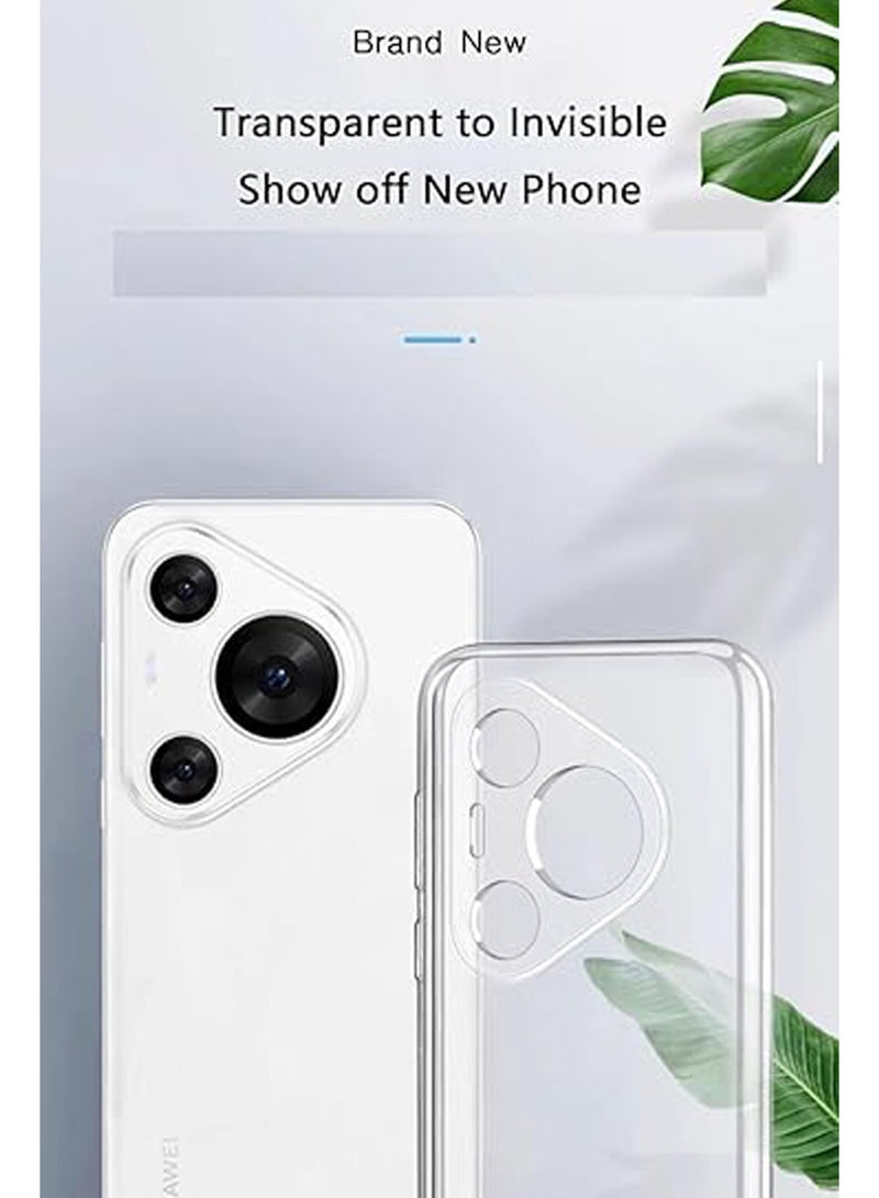 For Huawei Pura 80 Pro/80 Pro Plus Shock Proof Case Cover - Ultra Clear, Durable & Accurate Cut-outs - Scratch, Dust & Smudge Protection - Clear Silicon Back Cover for Huawei Pura 80 Pro/80 Pro Plus - Image 3