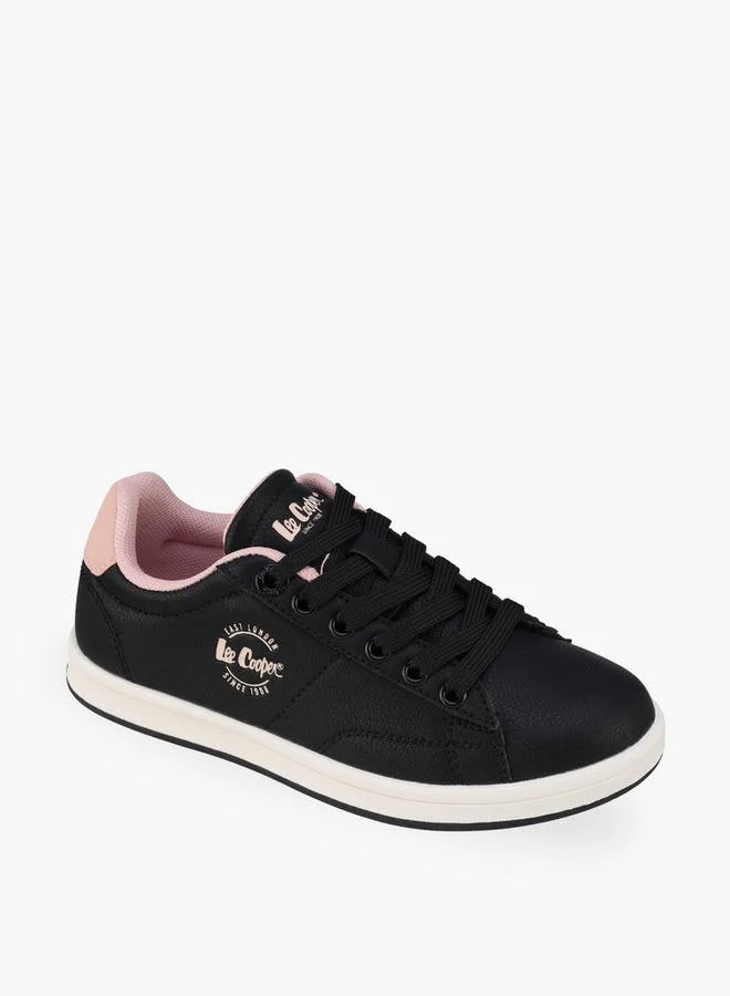 Lee Cooper Girls Lace-Up Ankle School Sneakers