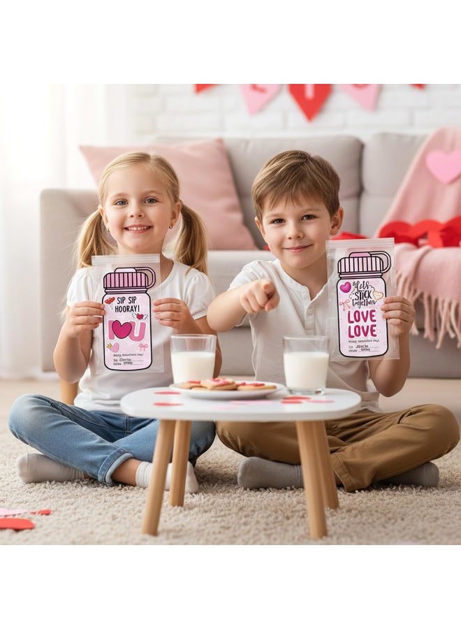 QIMGIC 297pcs Valentine's Day Greeting Cards Stickers with Envelopes Bulk - Image 5