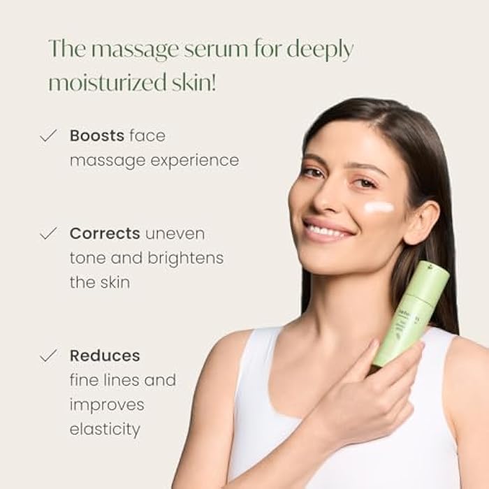PLANTIFIQUE Korean Jojoba Oil & Hyaluronic Acid Face Massage Serum – Hydrating Anti-Aging Collagen & Niacinamide Formula – Perfect for Gua Sha Facial Massage – Gift for Men & Women - Image 2