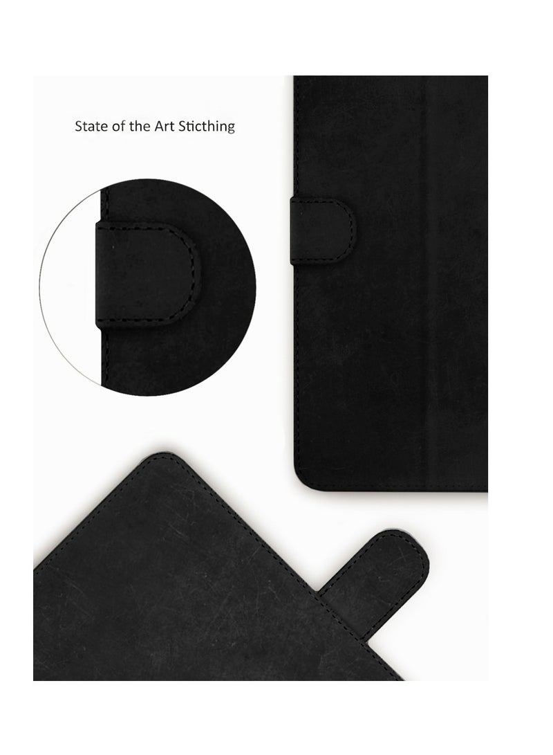 Techie جراب ذكي عالي الجودة من الجلد مع غطاء حماية كامل مع حامل مغناطيسي لجهاز Xiaomi Redmi Pad Pro مقاس 12.1 بوصة 2024 - أسود - Image 5