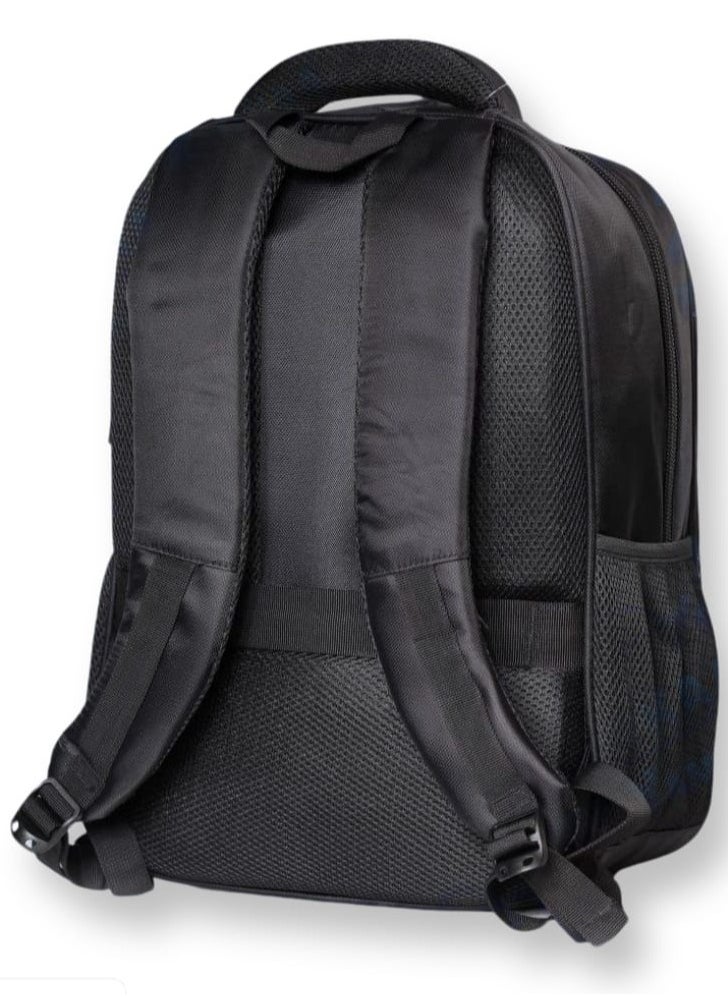 MOMOLLY MOMOLLY 15.6" Laptop Backpack with USB Port and Cable, Navy Blue, for Adults and Unisex  - Image 2