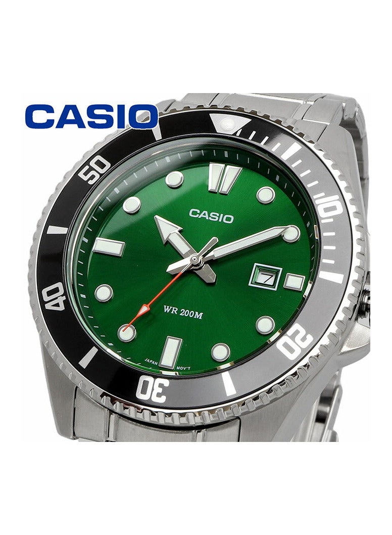 Casio Watch: Silver MDV-107D-3A2VDF - Image 2