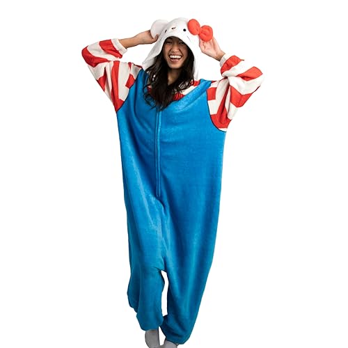 Bioworld بدلة كيغورومي هالو كيتي وأصدقائها مع غطاء رأس - XL أزرق - Image 2
