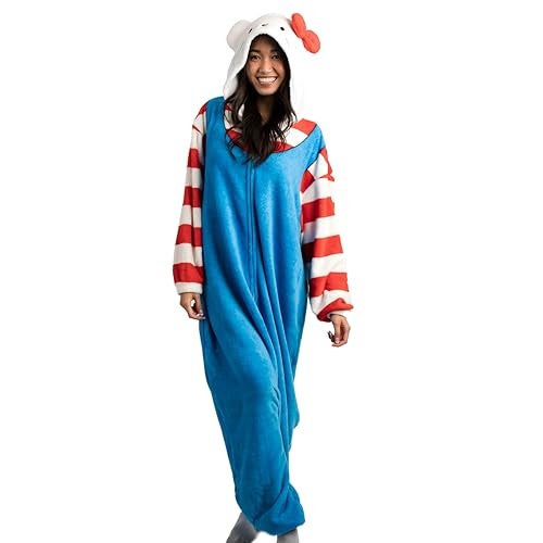 Bioworld بدلة كيغورومي هالو كيتي وأصدقائها مع غطاء رأس - XL أزرق - Image 5
