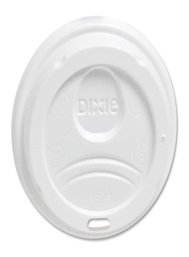 Dixie DXE9538DXPK - Dixie WiseSize, Fits 8 Ounce Hot Drink Cups, White, 100 Lids - Image 4