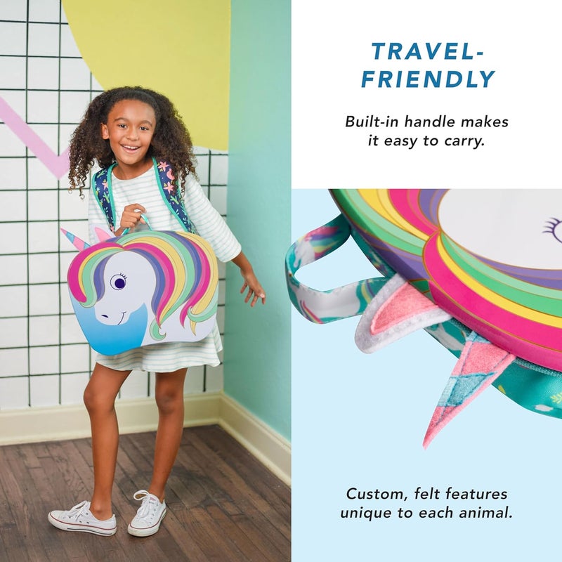 LapGear Lap Pets Lap Desk for Lil’ Kids - Unicorn - Fits up to 11.6 Inch Laptops - Style No. 46747 - Image 3